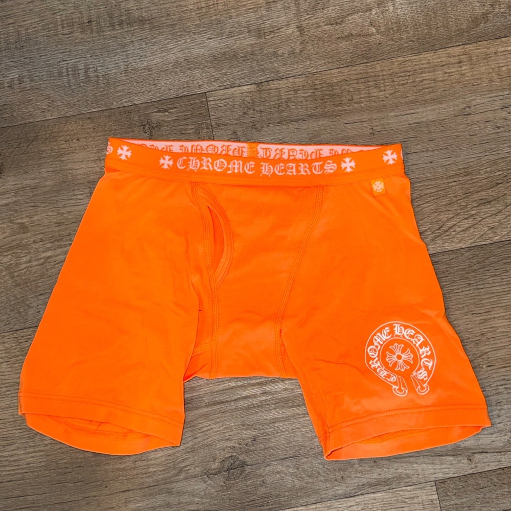 Chrome Hearts Vibrant Orange Long Boxer